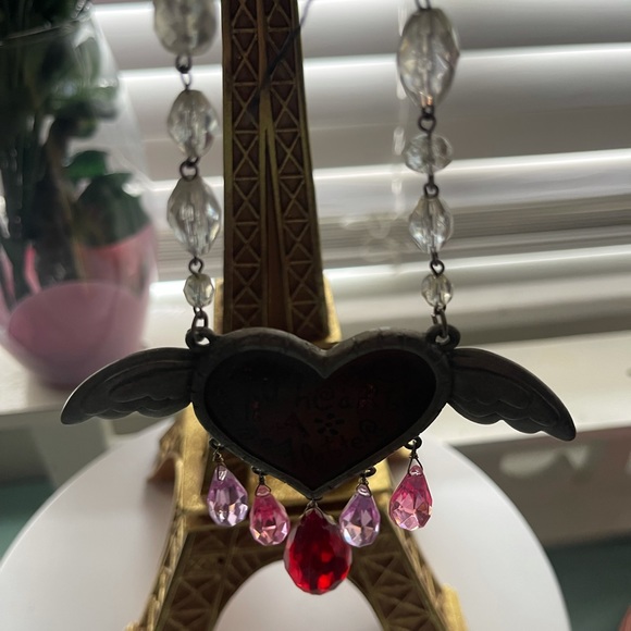 Price Drop NWT Holiday Decor yr round Heart Swarovski Crystal Hanging ornament - Picture 4 of 7